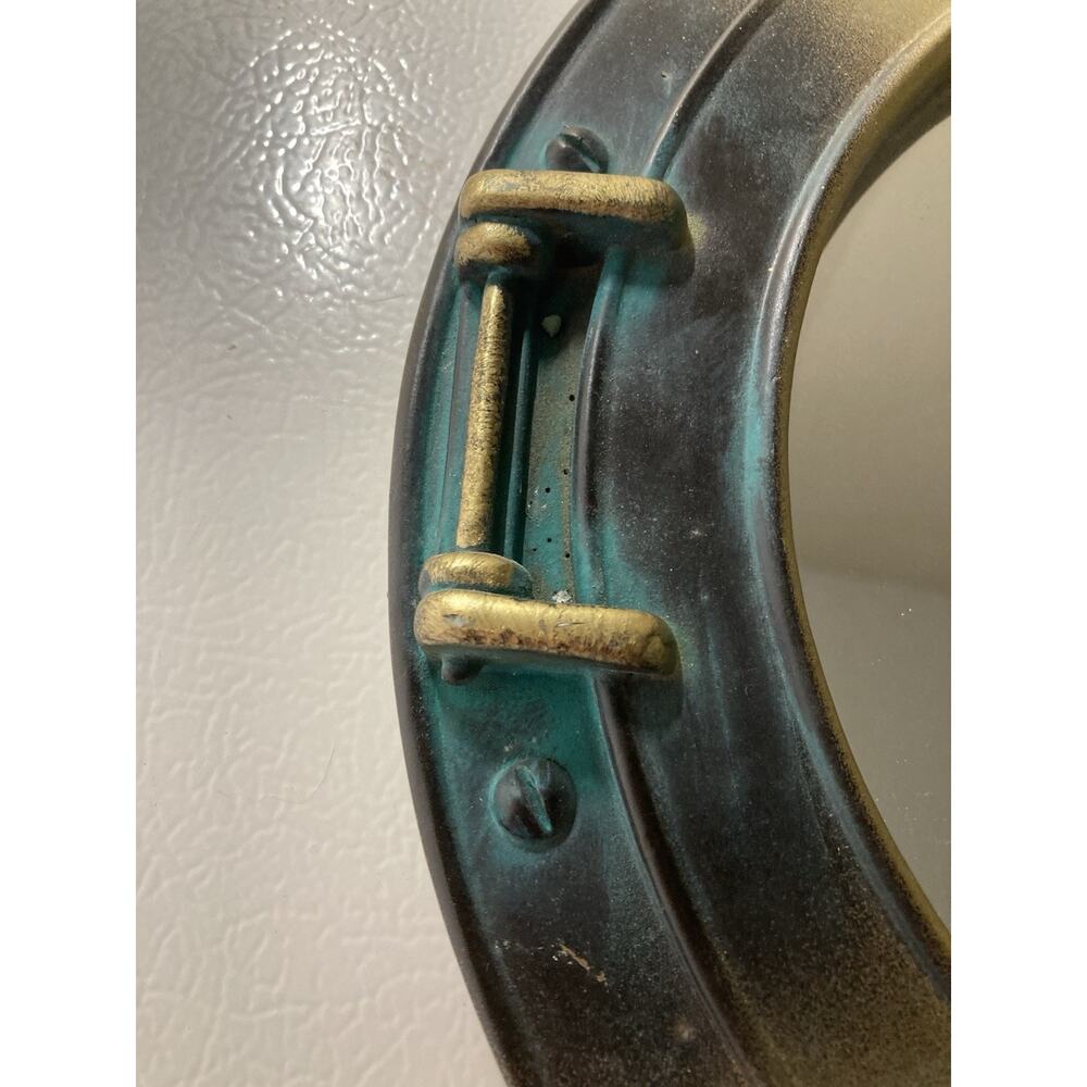 Vintage Decorative Porthole Mirror 12 Inch - Picture 2 of 4